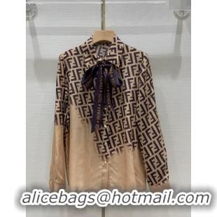 ​Super Quality Fendi FF Silk Shirt F11208 2024