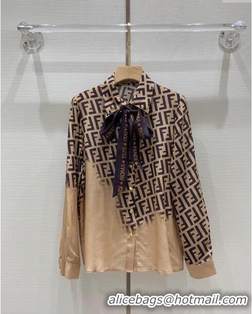 ​Super Quality Fendi FF Silk Shirt F11208 2024