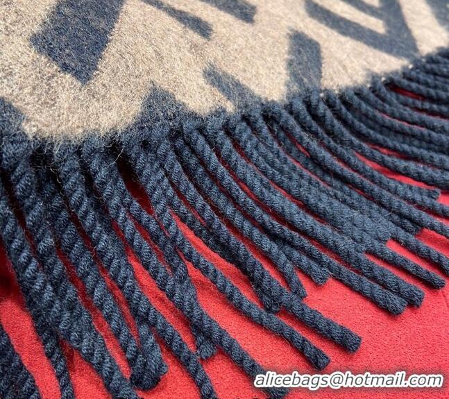 Grade Design Fendi Wool Cashmere Cape 140x150cm F0131 2024