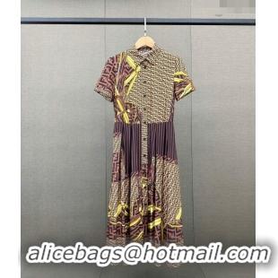 Buy Promotional Fendi FF Dress F022622 Brown 2024