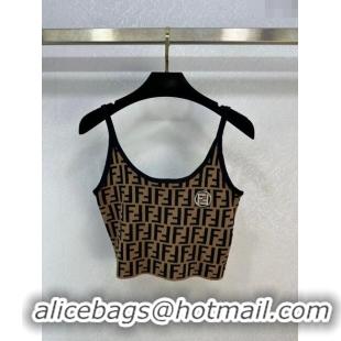 Good Taste Fendi FF Vest F022633 Brown 2024