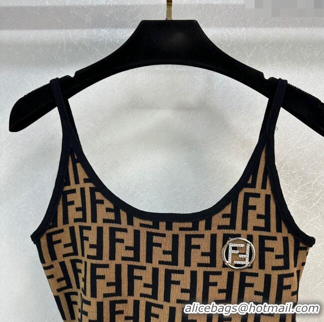 Good Taste Fendi FF Vest F022633 Brown 2024