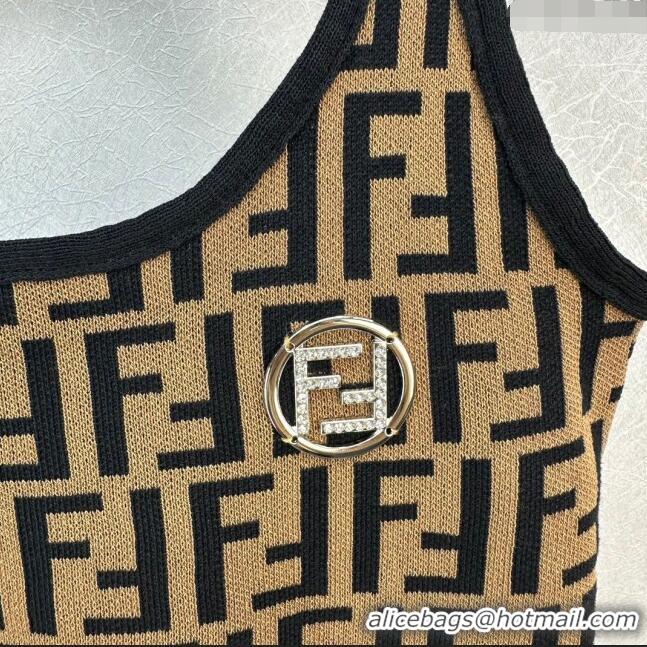 Good Taste Fendi FF Vest F022633 Brown 2024