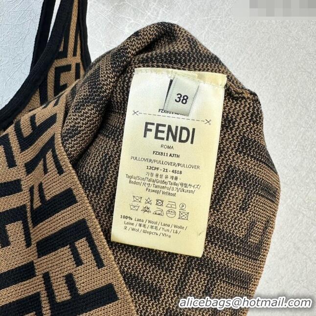 Good Taste Fendi FF Vest F022633 Brown 2024