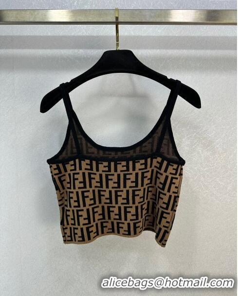 Good Taste Fendi FF Vest F022633 Brown 2024