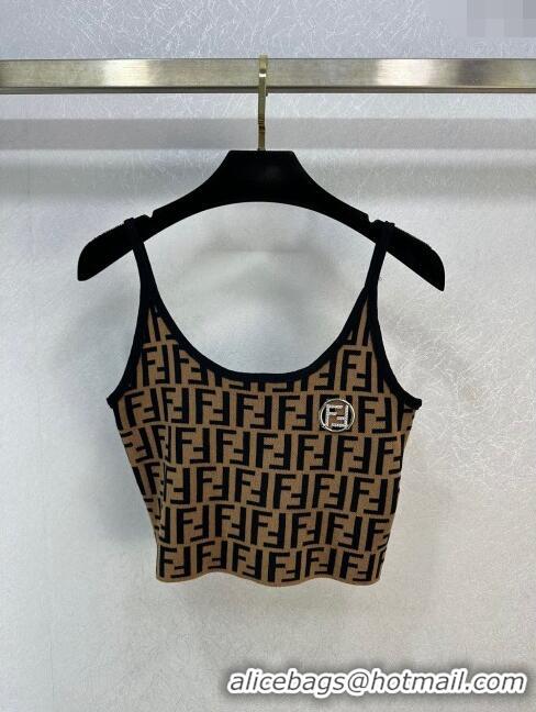 Good Taste Fendi FF Vest F022633 Brown 2024