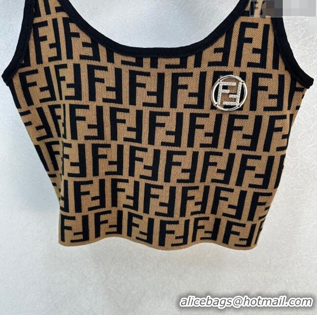 Good Taste Fendi FF Vest F022633 Brown 2024