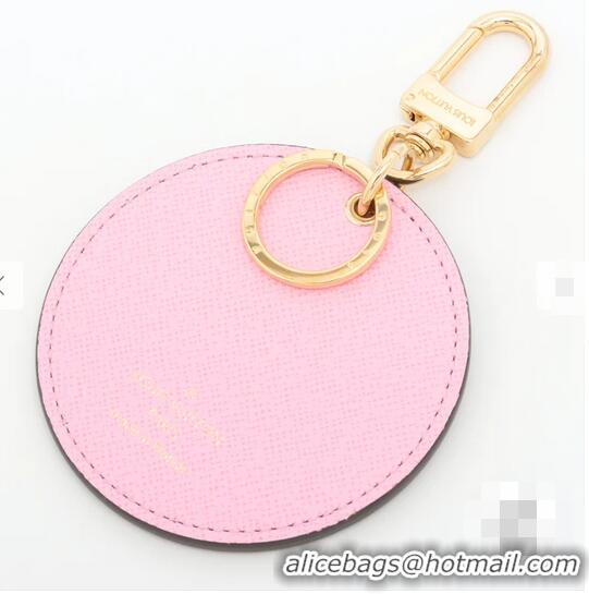 Discount Lous Vuitton Monogram Canvas Illustre Xmas Paris Bag Charm And Key Holder Vivienne Holiday M00872 Pink