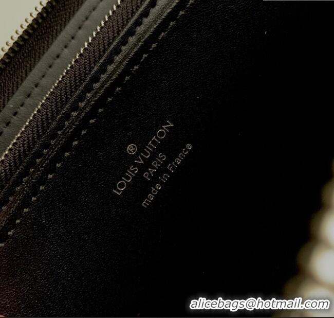 Top Quality Louis Vuitton Mahina Perforated Calf Leather Zippy Wallet M61867 Black 2023