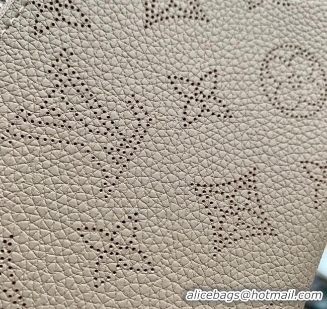 Buy Fashionable Louis Vuitton Mahina Perforated Calf Leather Zippy Wallet M69821 Grey 2023