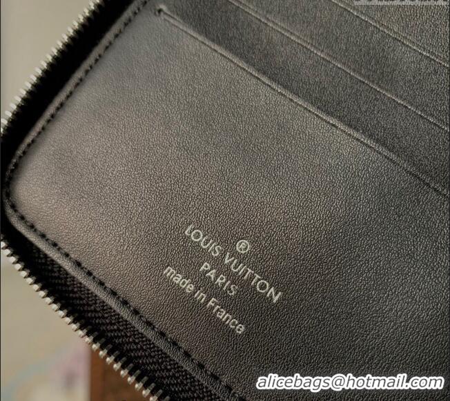 Promotional Louis Vuitton Mahina Perforated Leather Zippy Compact Wallet M81558 Black 2023