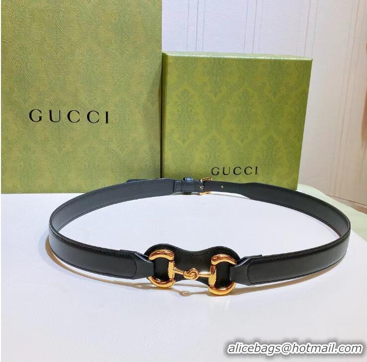 ​Grade Design Gucci Belt Width 2.5cm G41256 Black