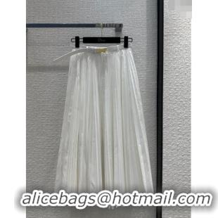 Reasonable Price Dior Skirt with Belt D030802 White 2024