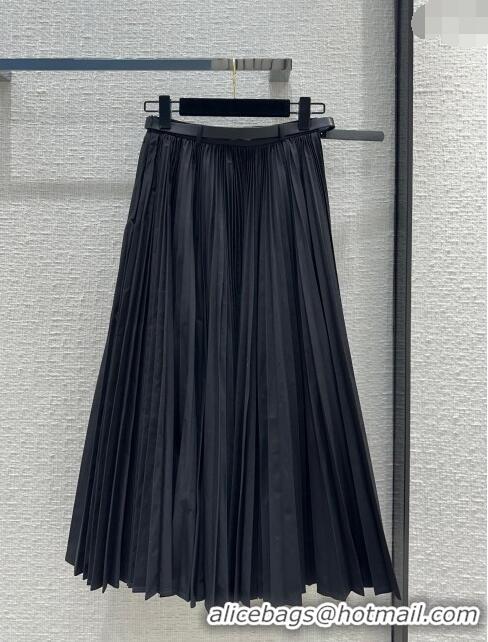 Promotional Dior Skirt with Belt D030803 Black 2024