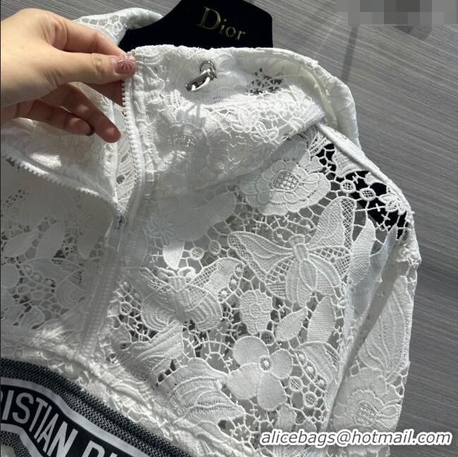 Buy Discount Dior Lace Top D030806 White 2024