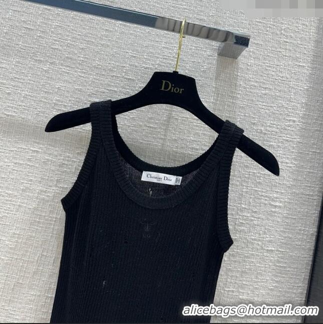 Most Popular Dior Knit Wool Vest D030820 Black 2024