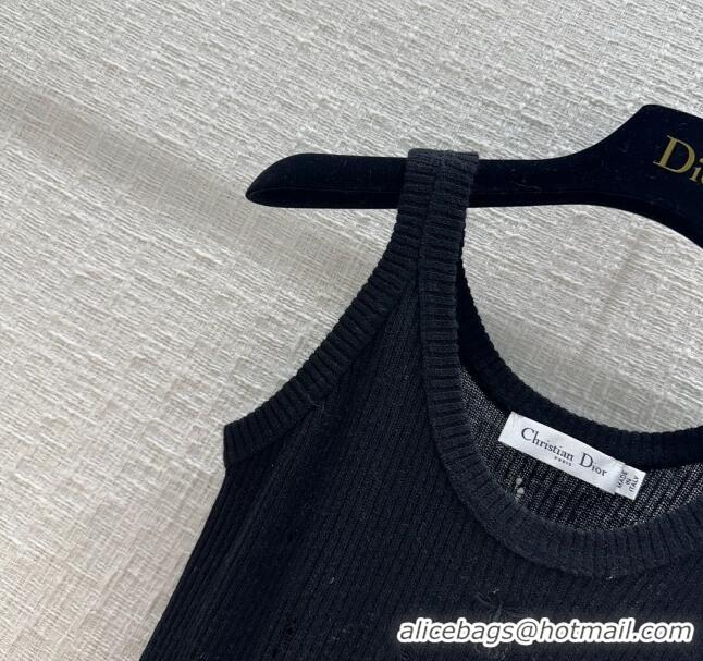 Most Popular Dior Knit Wool Vest D030820 Black 2024