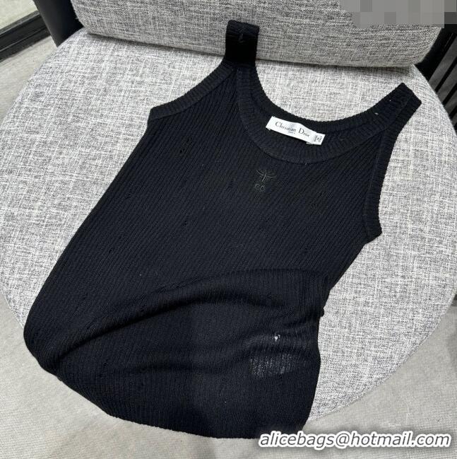 Most Popular Dior Knit Wool Vest D030820 Black 2024