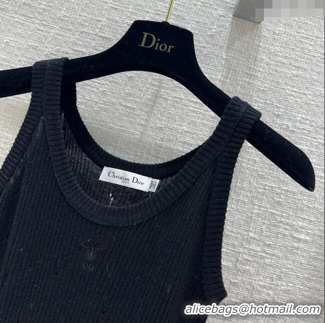 Most Popular Dior Knit Wool Vest D030820 Black 2024