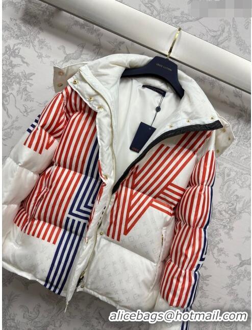 ​Promotional Louis Vuitton LV Ski LV Stripes Puffer Jacket LV1318 2024