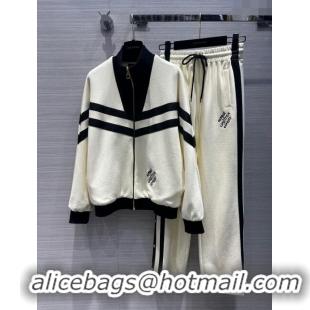 Market Sells Louis Vuitton Jacket and Pants LV022304 Beige 2024