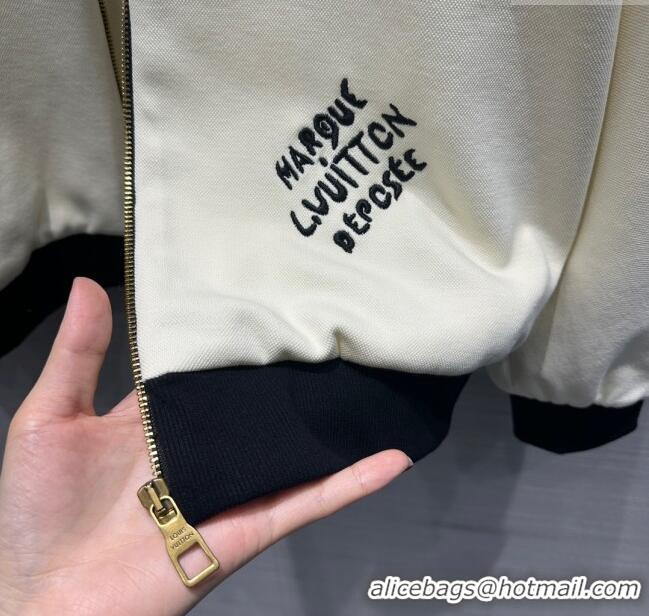 Market Sells Louis Vuitton Jacket and Pants LV022304 Beige 2024