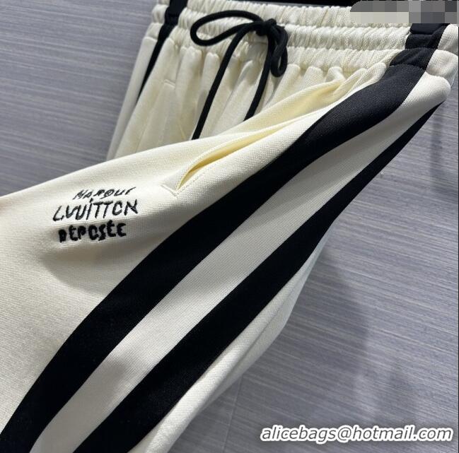 Market Sells Louis Vuitton Jacket and Pants LV022304 Beige 2024