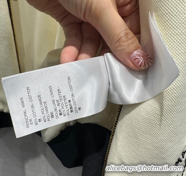 Market Sells Louis Vuitton Jacket and Pants LV022304 Beige 2024