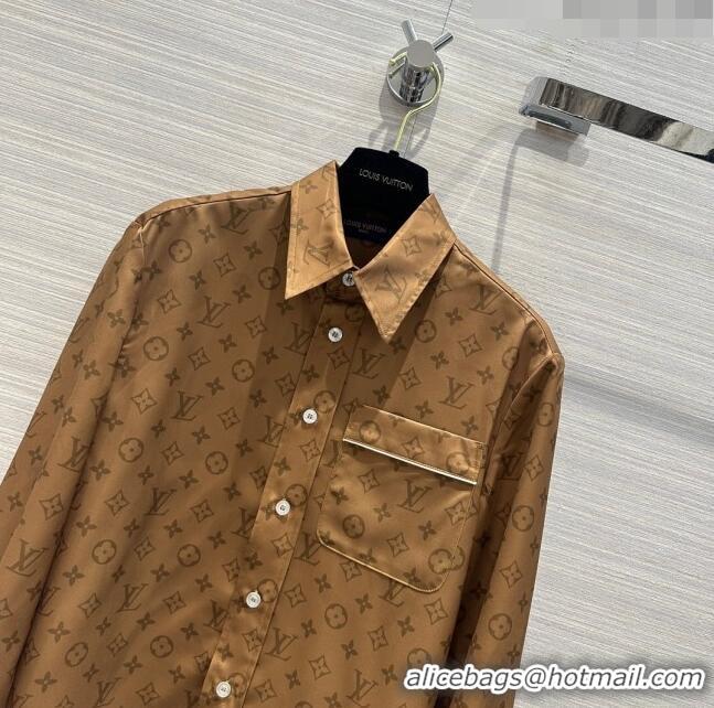 Market Sells Louis Vuitton Shirt and Shorts LV022322 Brown 2024