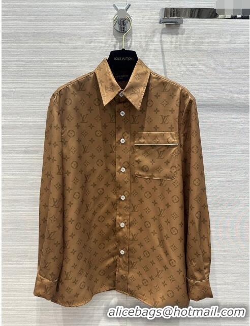 Market Sells Louis Vuitton Shirt and Shorts LV022322 Brown 2024