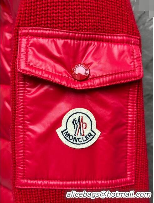 Reasonable Price Moncler Down Jacket M11040 Red 2024