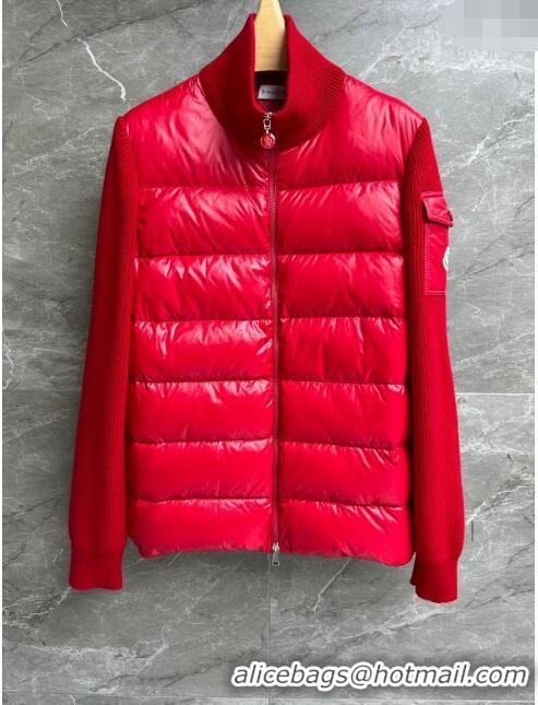 Reasonable Price Moncler Down Jacket M11040 Red 2024