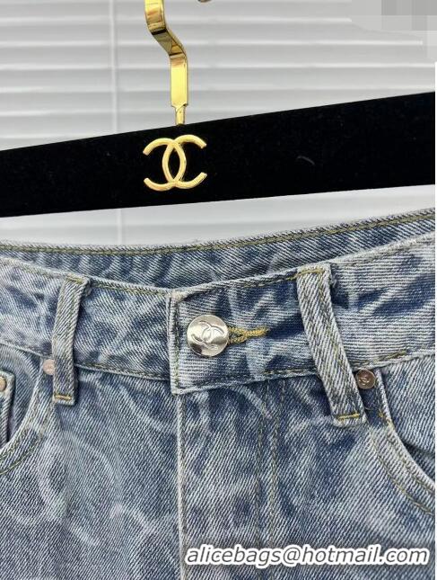 Buy Promotional Chanel Denim Jeans CH112146 Pale Blue 2023