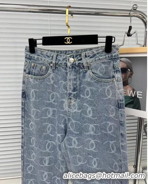 Buy Promotional Chanel Denim Jeans CH112146 Pale Blue 2023