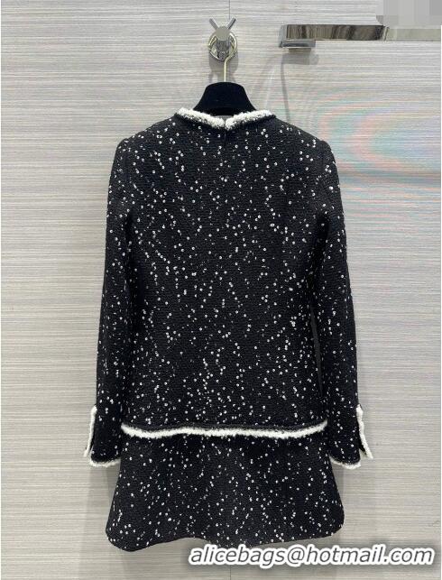 Reasonable Price Chanel Tweed Dress CH112745 Black 2023