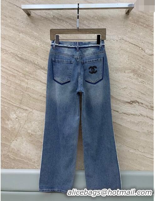 Best Price Discount Chanel Denim Jeans CH113012 Blue 2023