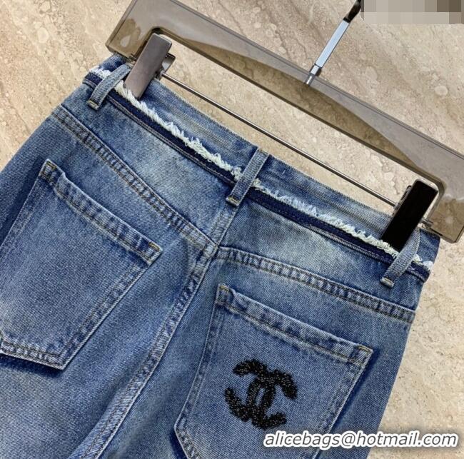 Best Price Discount Chanel Denim Jeans CH113012 Blue 2023