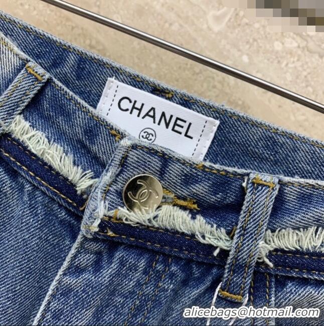 Best Price Discount Chanel Denim Jeans CH113012 Blue 2023