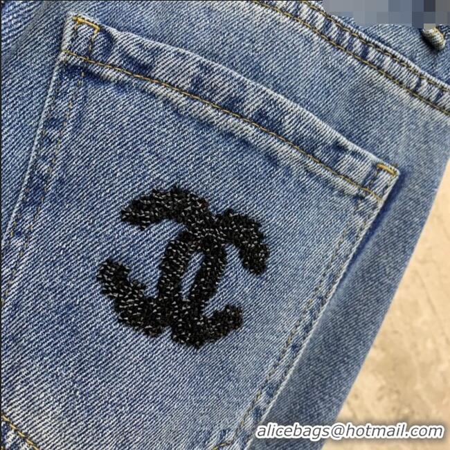 Best Price Discount Chanel Denim Jeans CH113012 Blue 2023