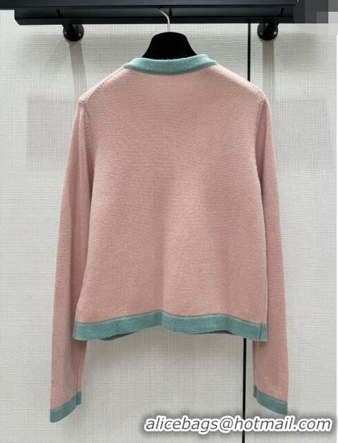 Unique Grade Chanel Cashmere Cardigan CH113019 Pink 2023