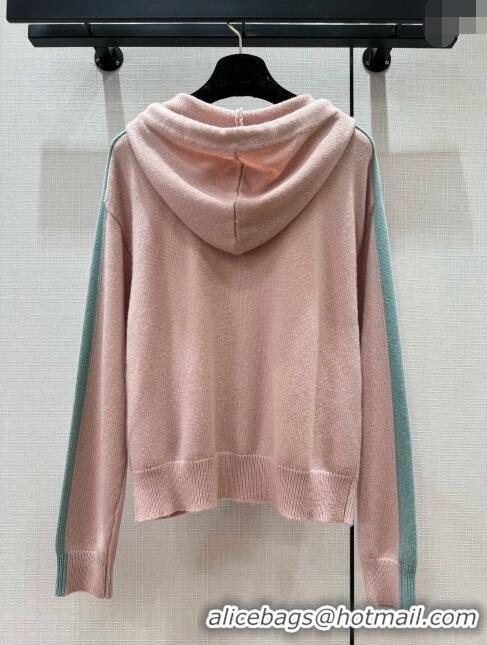 Low Cost Chanel Cashmere Zipped Cardgian CH113022 Pink 2023