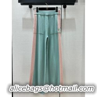 ​Buy Fashionable Chanel Cashmere Pants CH113023 Green 2023