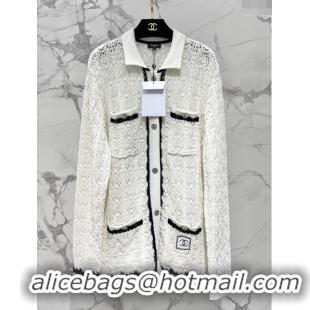 ​Traditional Specials Chanel Knit Cardigan CH113032 White 2023