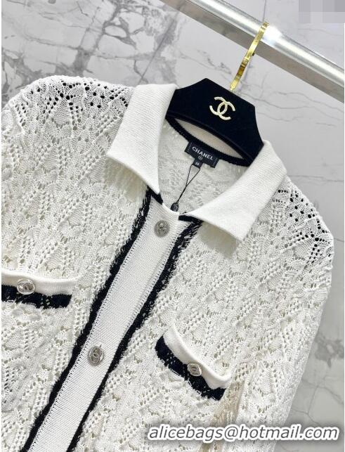 ​Traditional Specials Chanel Knit Cardigan CH113032 White 2023