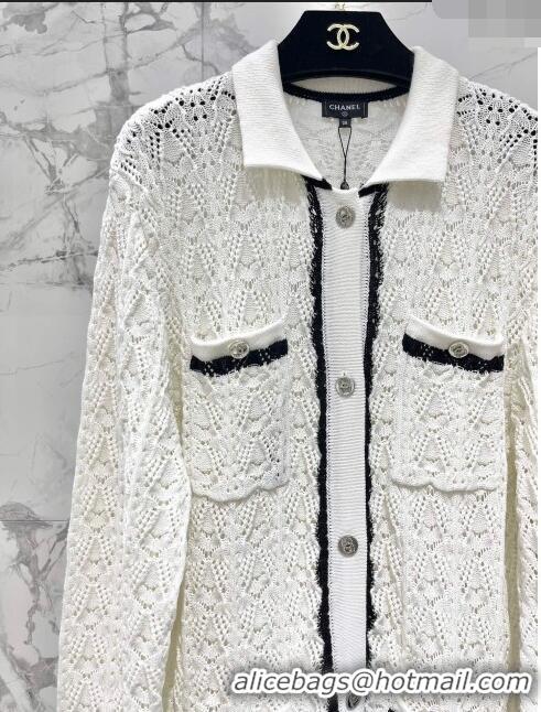 ​Traditional Specials Chanel Knit Cardigan CH113032 White 2023