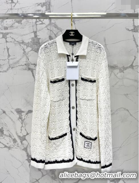 ​Traditional Specials Chanel Knit Cardigan CH113032 White 2023