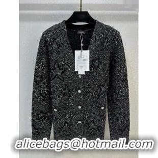 ​Trendy Design Chanel Sequin Star Cardigan CH120102 Black 2023