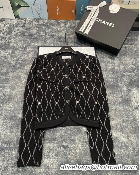 ​Good Taste Chanel Knit Cardigan CH120110 Black 2023