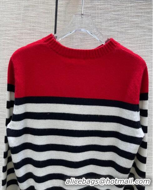 ​Grade Quality Celine Wool & Cashmere Sweater C120112 Red 2023