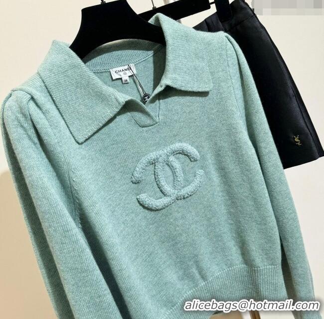 Cheapest Chanel Wool & Cashmere Sweater CH120113 Green 2023